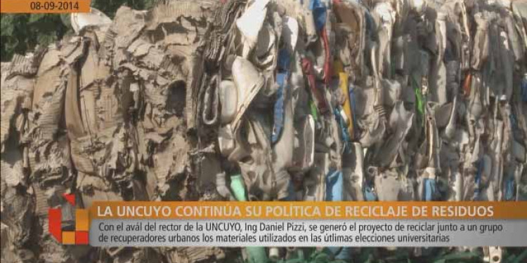 Reciclaje en la UNCuyo