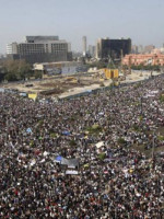 Centenares de miles de egipcios le dan el ultimátum a Mubarak