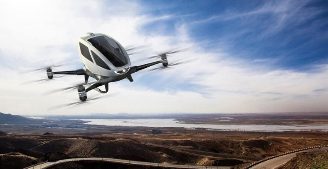 ¿Volar en drone? El Ehang 184 AAV te lleva