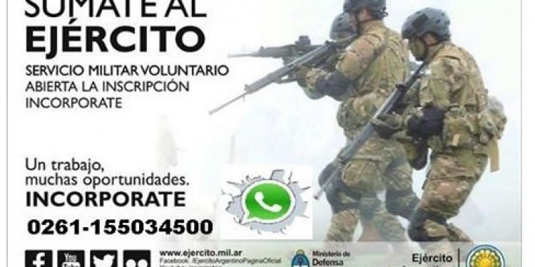 Buscan soldados voluntarios por Facebook y WhatsApp