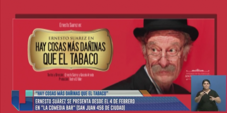 El "Flaco" Suárez presenta "Hay cosas más dañinas que el tabaco"
