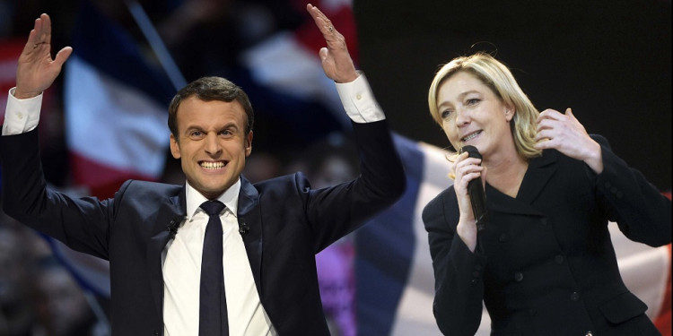Balotaje en Francia: las encuestas señalan a Macron como ganador