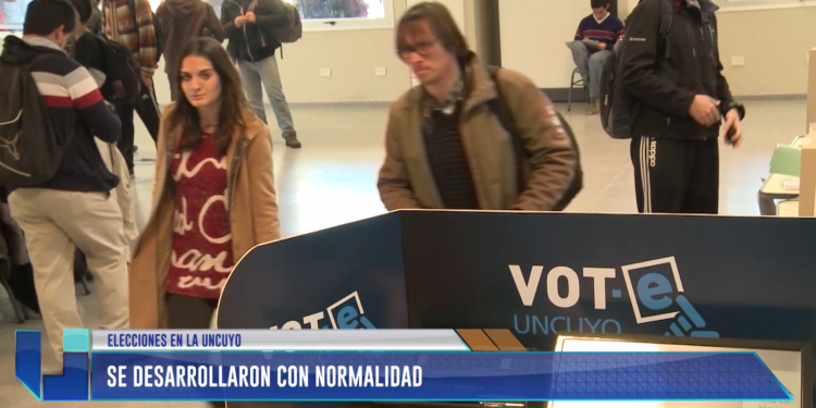 Las elecciones en la UNCuyo se desarrollaron con normalidad