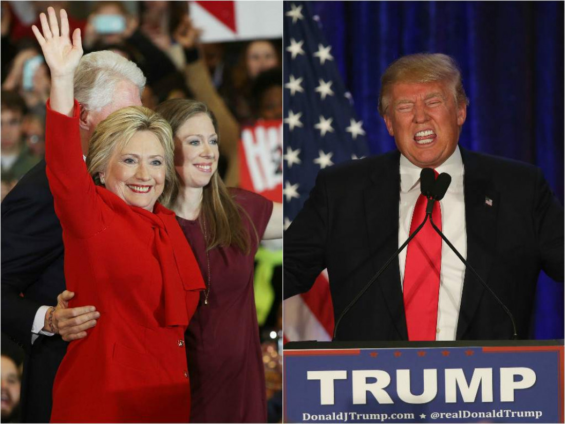 Clinton y Trump amplían su ventaja en las primarias