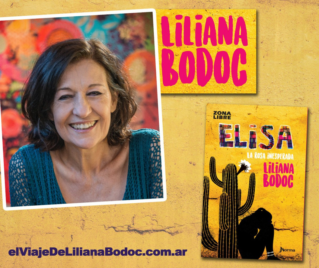 Liliana Bodoc presenta en Mendoza "Elisa. La rosa inesperada", su nuevo libro