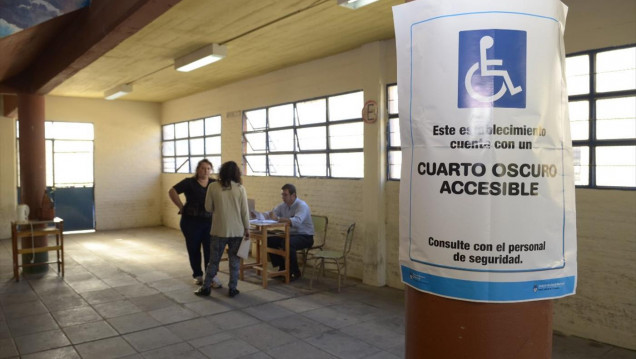 imagen Así es el cuarto oscuro accesible para votar