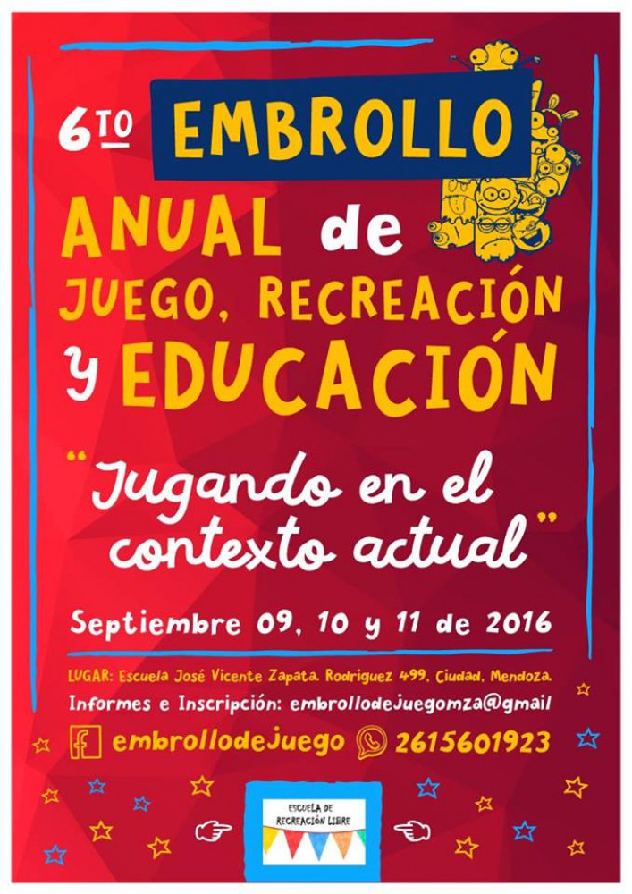 Un embrollo de juego, recreación y educación, en Mendoza