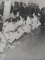 Homenaje a un mes de la muerte del profesor de karate Emilio Mancera
