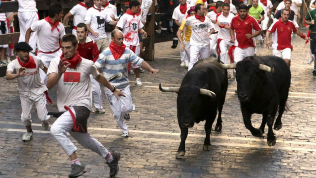 imagen Al menos cuatro heridos en el inicio de la tradicional celebración de San Fermín