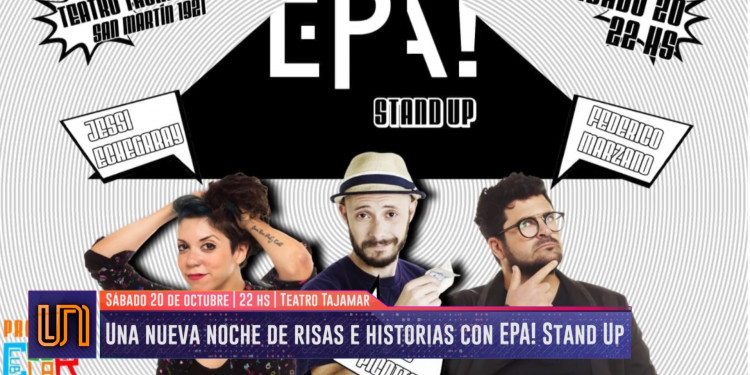 Una nueva noche de risas e historias con EPA! Stand Up