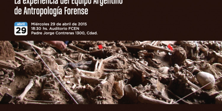 Conferencia del Equipo de Antropología Forense, en la UNCUYO