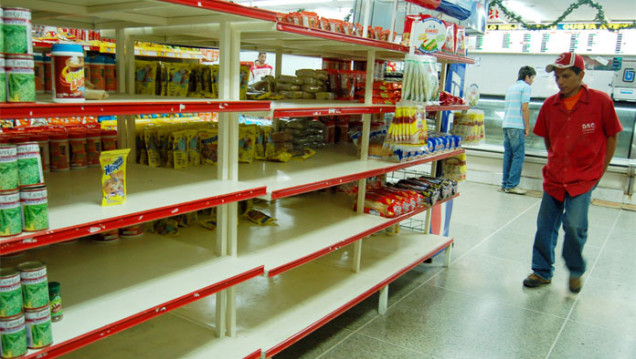 imagen Se agrava la escasez de productos básicos en Venezuela