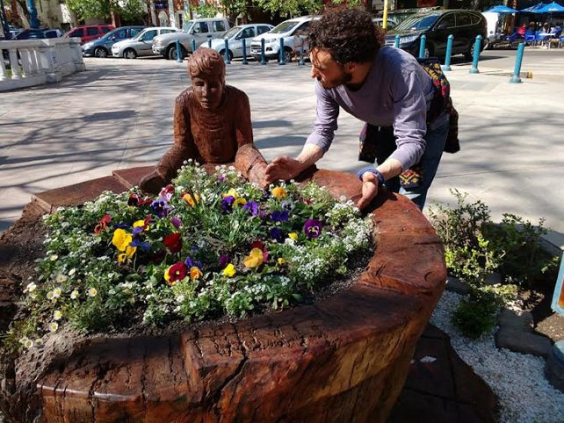 Federico Arcidiacono presentó su obra "El Jardinero"