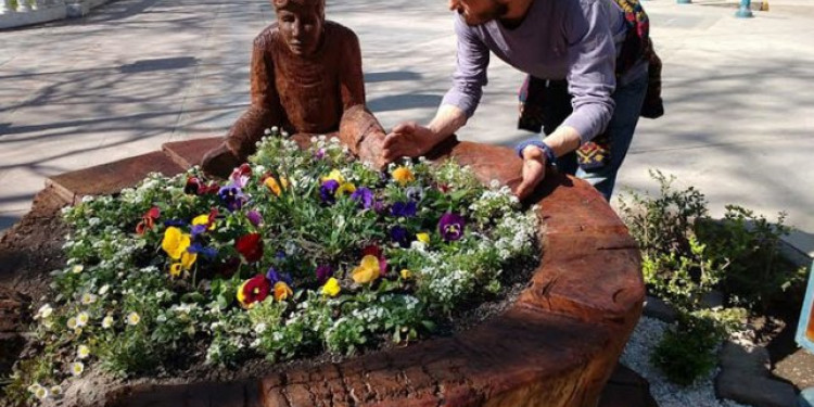 Federico Arcidiacono presentó su obra "El Jardinero"