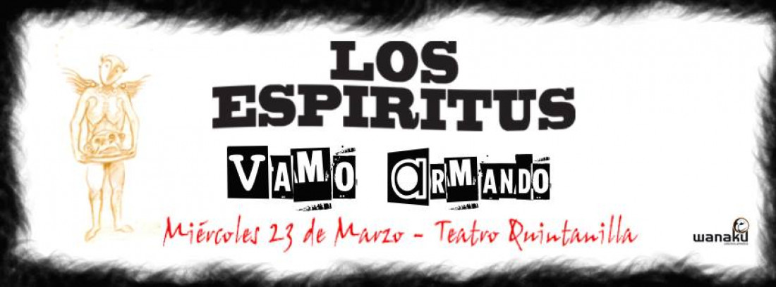 Vamo Armando y los Espiritus, este miércoles en el Quintanilla