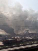 China: devastadoras explosiones en el puerto industrial de Tianjin 