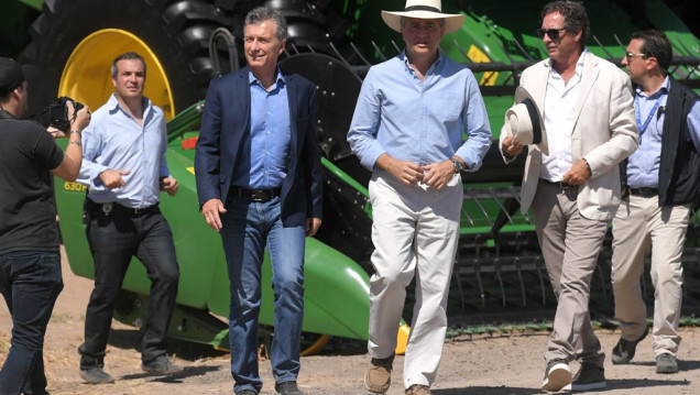 imagen "Ustedes respondieron", dijo Macri a los asistentes a la Expoagro