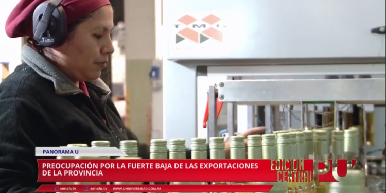 Caen las exportaciones en Mendoza