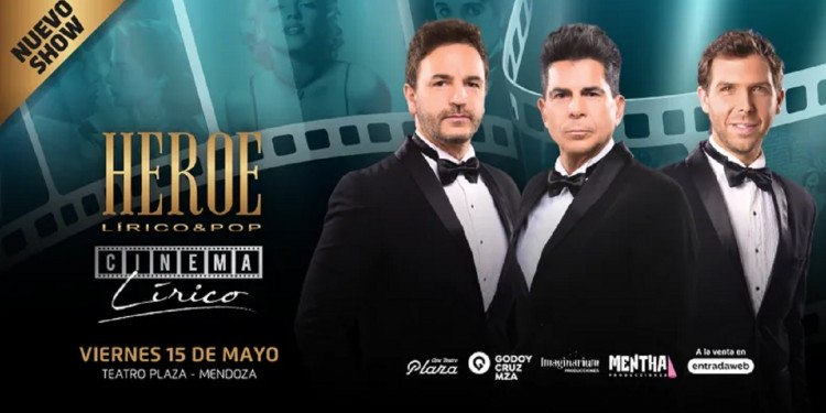"Cinema lírico" este viernes en el Teatro Plaza de Godoy Cruz