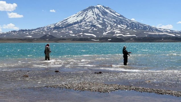 imagen Abrió la temporada en Laguna del Diamante, con su majestuoso volcán Maipo