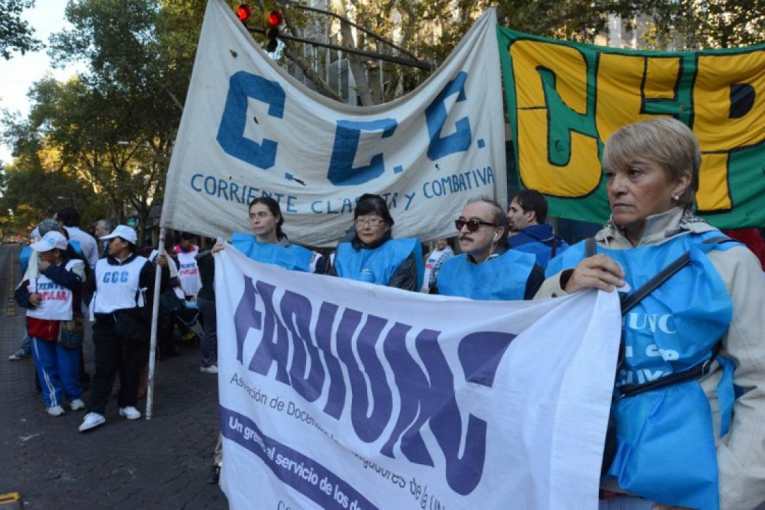 Fadiunc adhiere al paro de Conadu Histórica y no hay clases en la UNCUYO