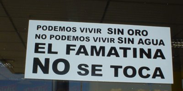 Famatina se levanta contra la megaminería a cielo abierto