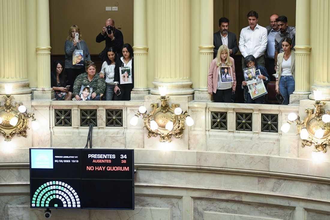 Pese al reclamo de familiares de víctimas de tránsito, la oposición frustró debate por el Alcohol Cero