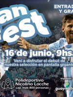 Habrá una "Fan fest" para ver los partidos de la Selección