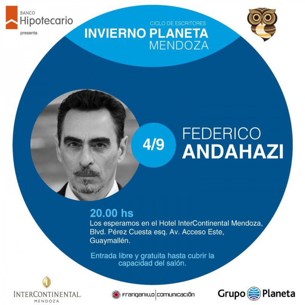 Federico Andahazi cierra el ciclo de escritores "Invierno Planeta"