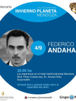 Federico Andahazi cierra el ciclo de escritores "Invierno Planeta"