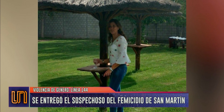 Se entregó el principal sospechoso del femicidio de San Martín