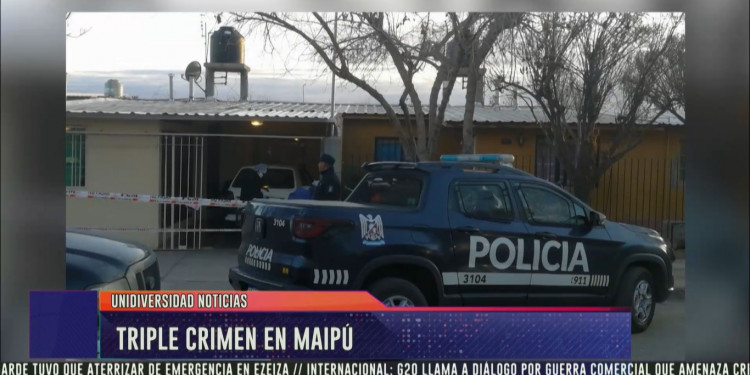 El triple femicidio en Maipú aún no tiene carátula 