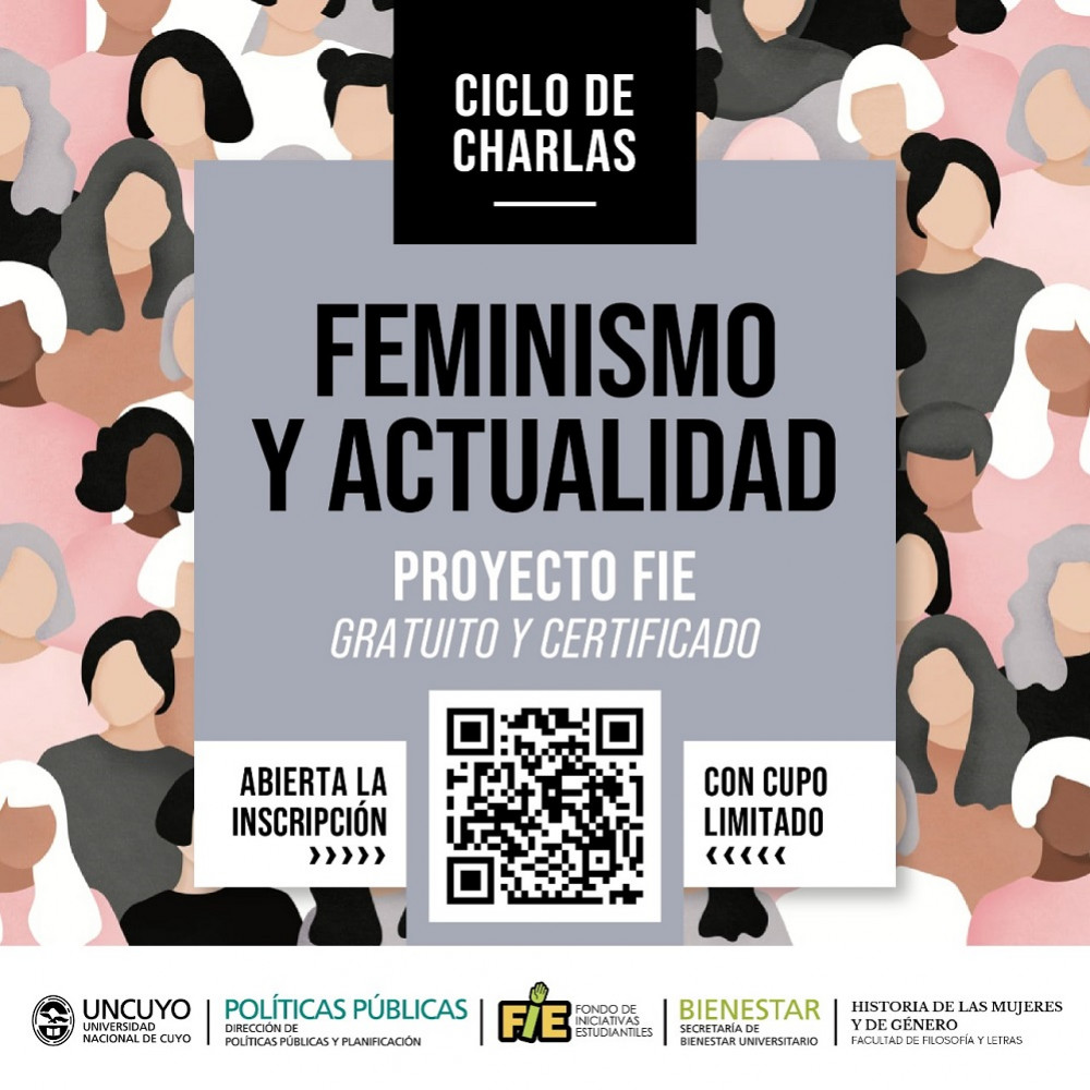 Feminismo y actualidad: se brindarán charlas en la UNCUYO