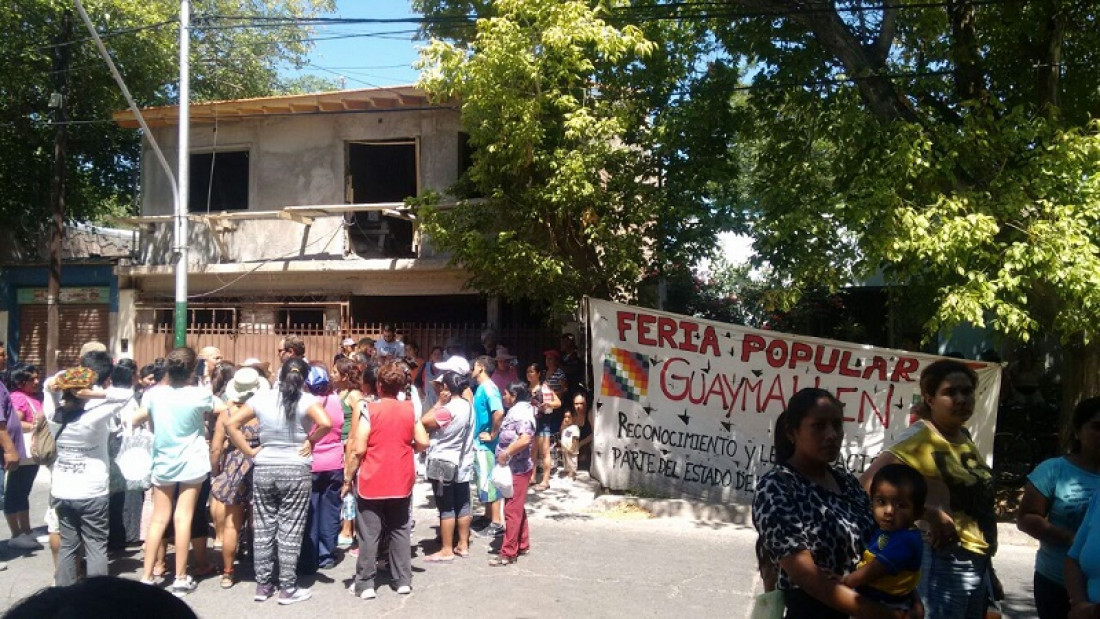 Feriantes en Guaymallén: "La crisis es grande y el hambre, también"