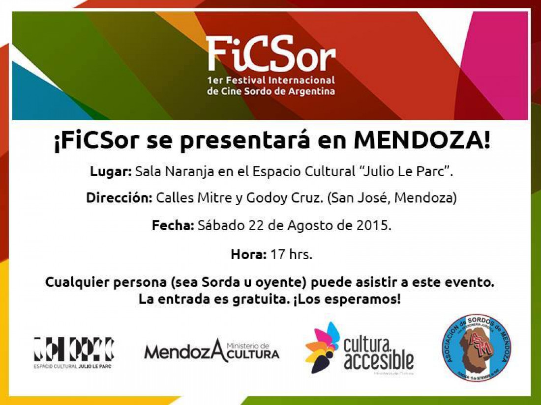 FICSOR se presentará en Mendoza