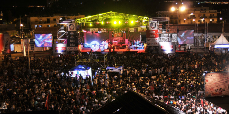 Emir Kusturica en la Fiesta de la Cerveza de Godoy Cruz