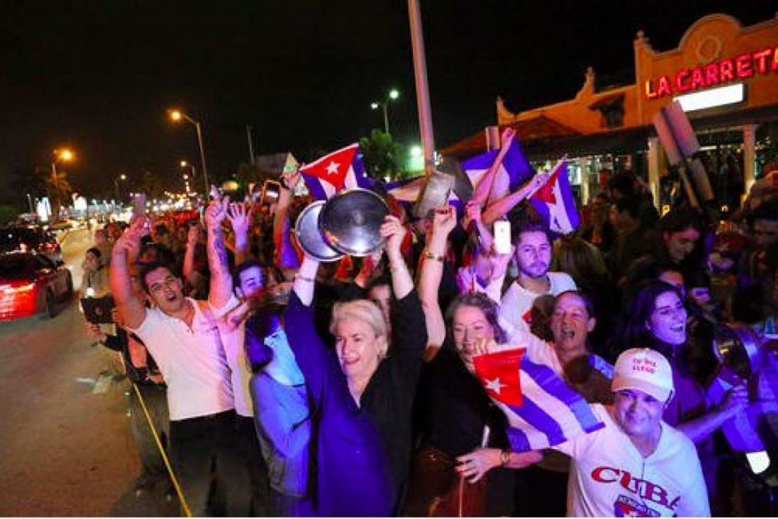 Miami de fiesta: Fidel ha muerto