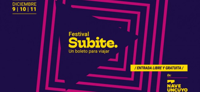 "Festival Subite", la propuesta de la UNCUYO que reúne bandas en vivo, arte y talleres para cerrar el año