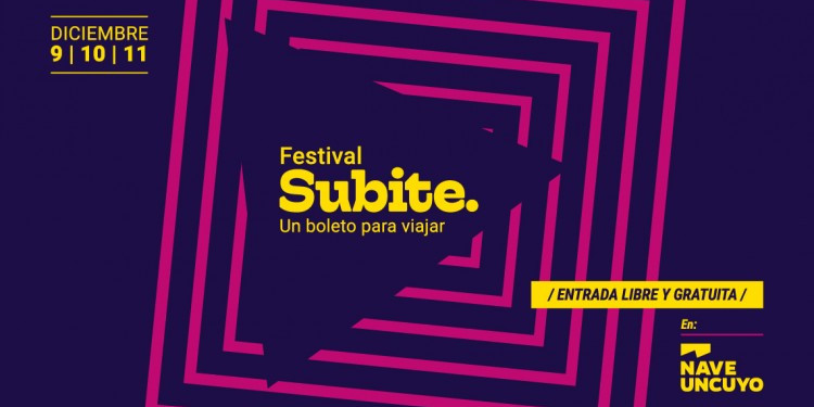 "Festival Subite", la propuesta de la UNCUYO que reúne bandas en vivo, arte y talleres para cerrar el año