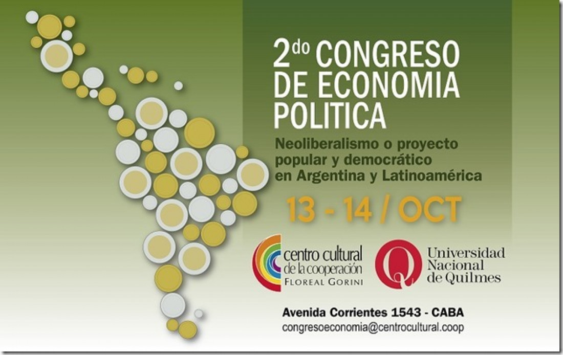 COMIENZA EL SEGUNDO CONGRESO DE ECONOMÍA POLÍTICA EN BUENOS AIRES