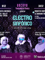 Fin de año en la UNCUYO con un concierto que fusiona música electrónica y la orquesta sinfónica 