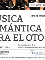 Música romántica para el otoño ofrece el Coro de la UNCuyo