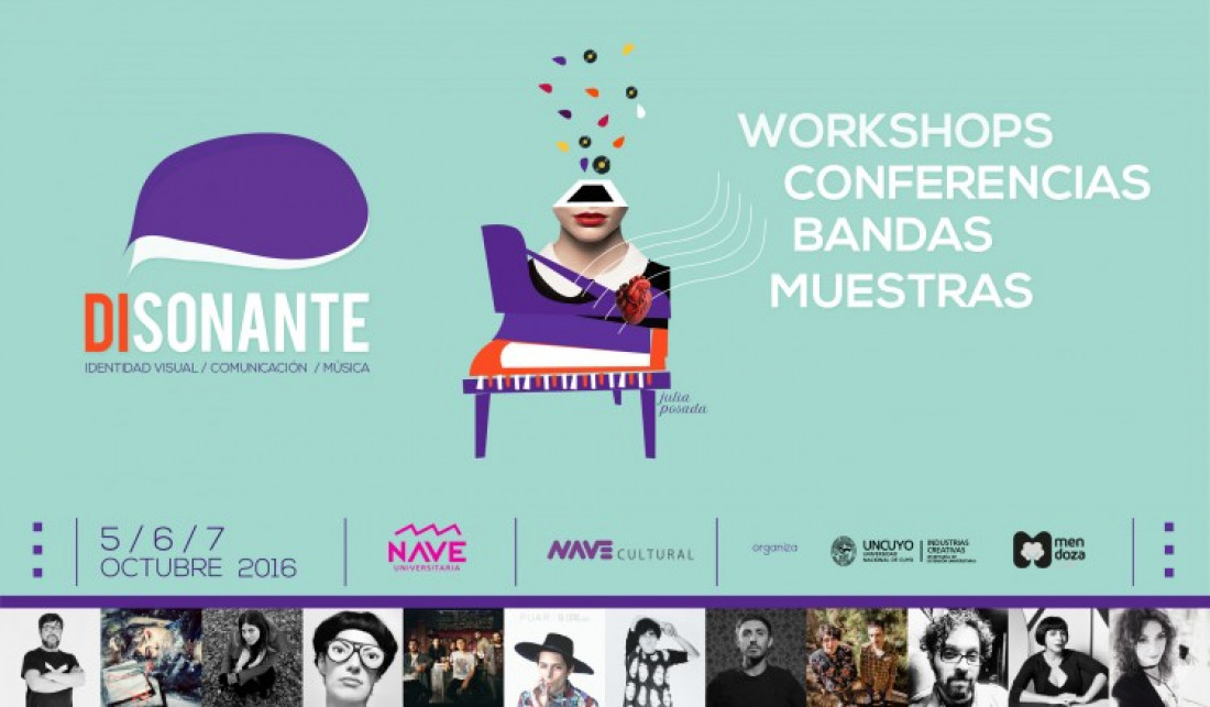 Se viene «Disonante» en la Nave, un encuentro de diseño y comunicación para la música 