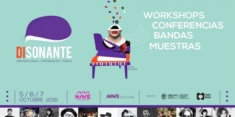 Se viene «Disonante» en la Nave, un encuentro de diseño y comunicación para la música 