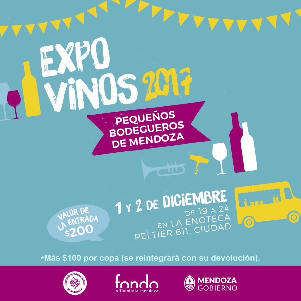 La Enoteca será sede de la Expo Vinos Pequeños Bodegueros