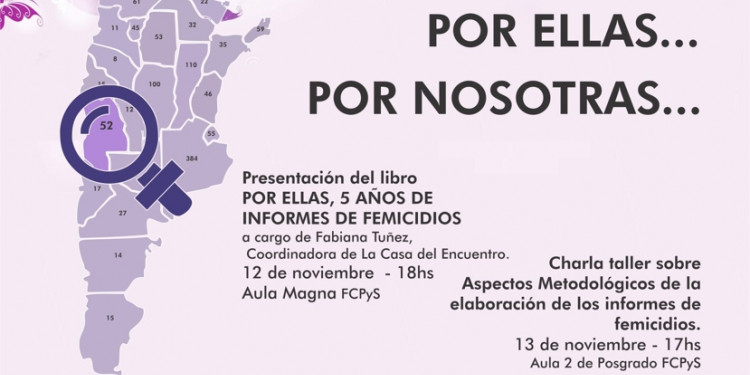 Mañana se presenta un libro sobre femicidios en el país