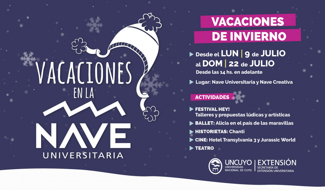 Vacaciones: todas las actividades de la UNCUYO para aprender y divertirse