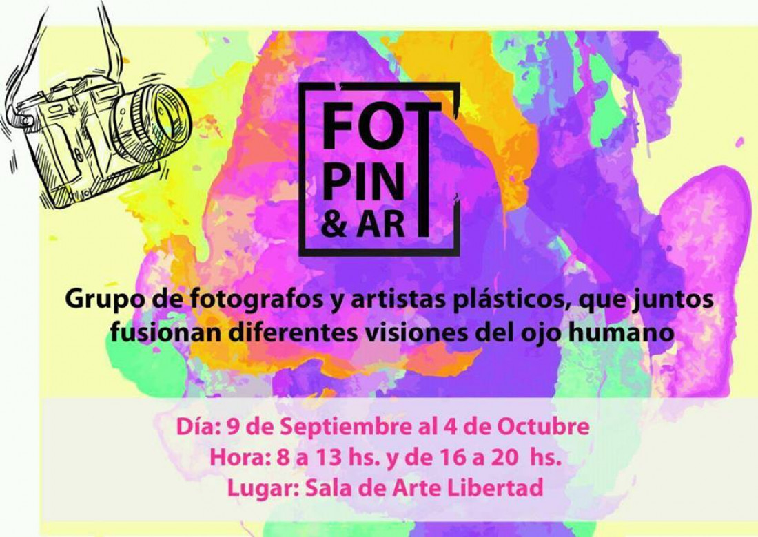 Fot Pint & Art: la fusión de tres artes 