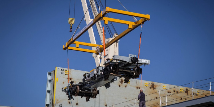 Llegaron vagones para el tren de carga Mendoza-Buenos Aires