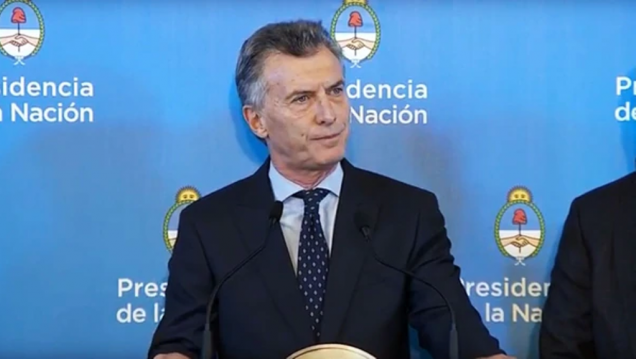 imagen Le detectaron a Macri un quiste benigno en el páncreas
